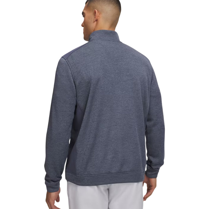 Under Armour SweaterFleece Hybrid Mens 1/2 Zip Downpour Gray