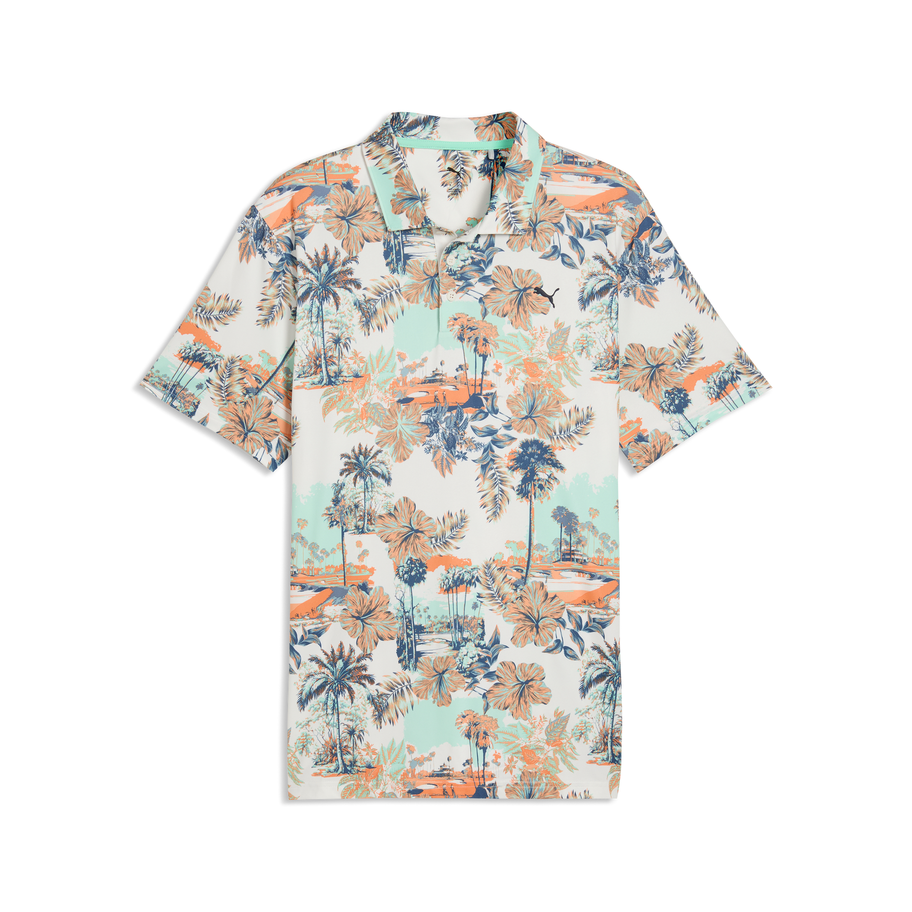 Puma Mens Cloudspun Palm Polo Shirt - LC