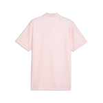 Puma Mens MATTR Scallop Polo Shirt Shirt Rose Blossom/White Glow
