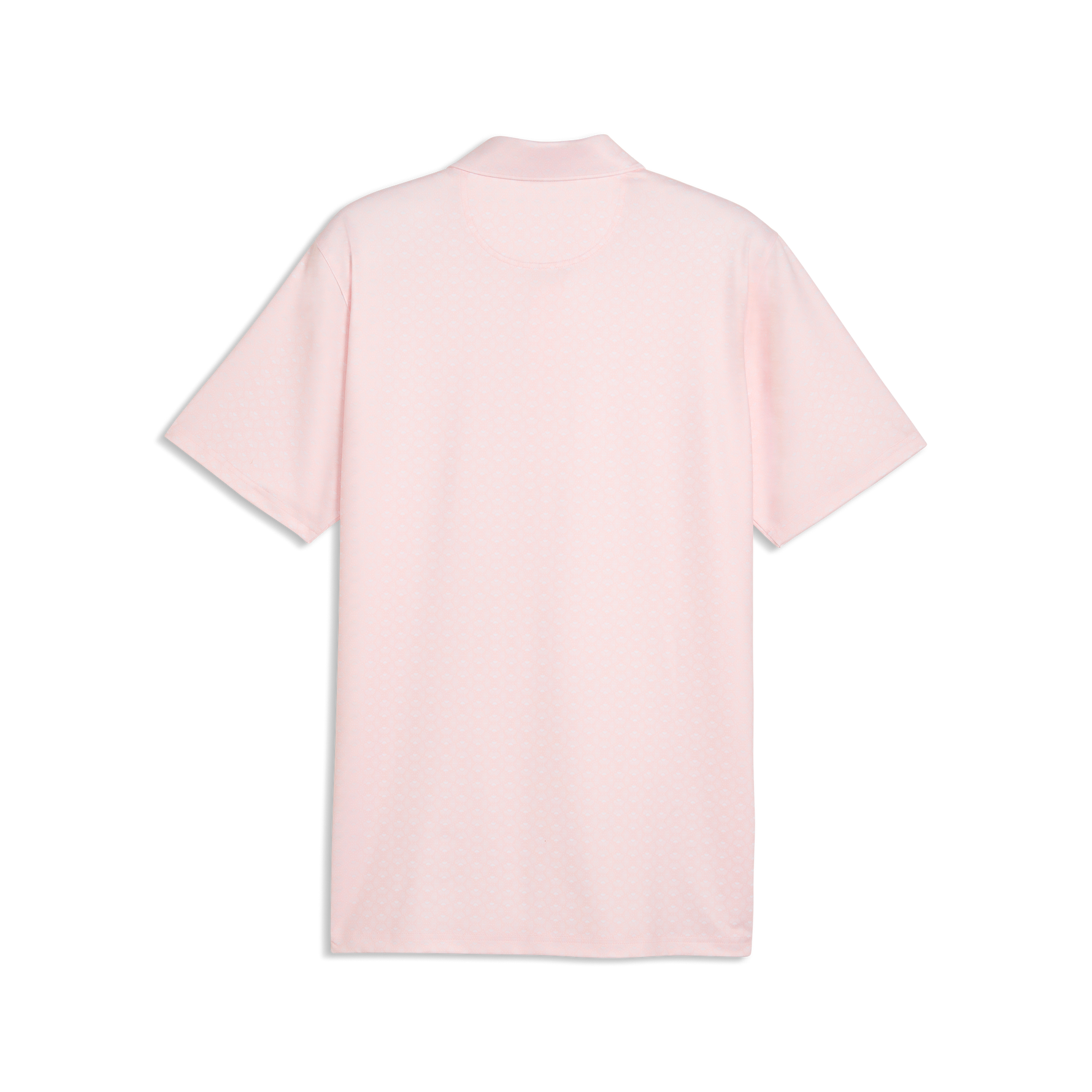 Puma Mens MATTR Scallop Polo Shirt Shirt Rose Blossom/White Glow