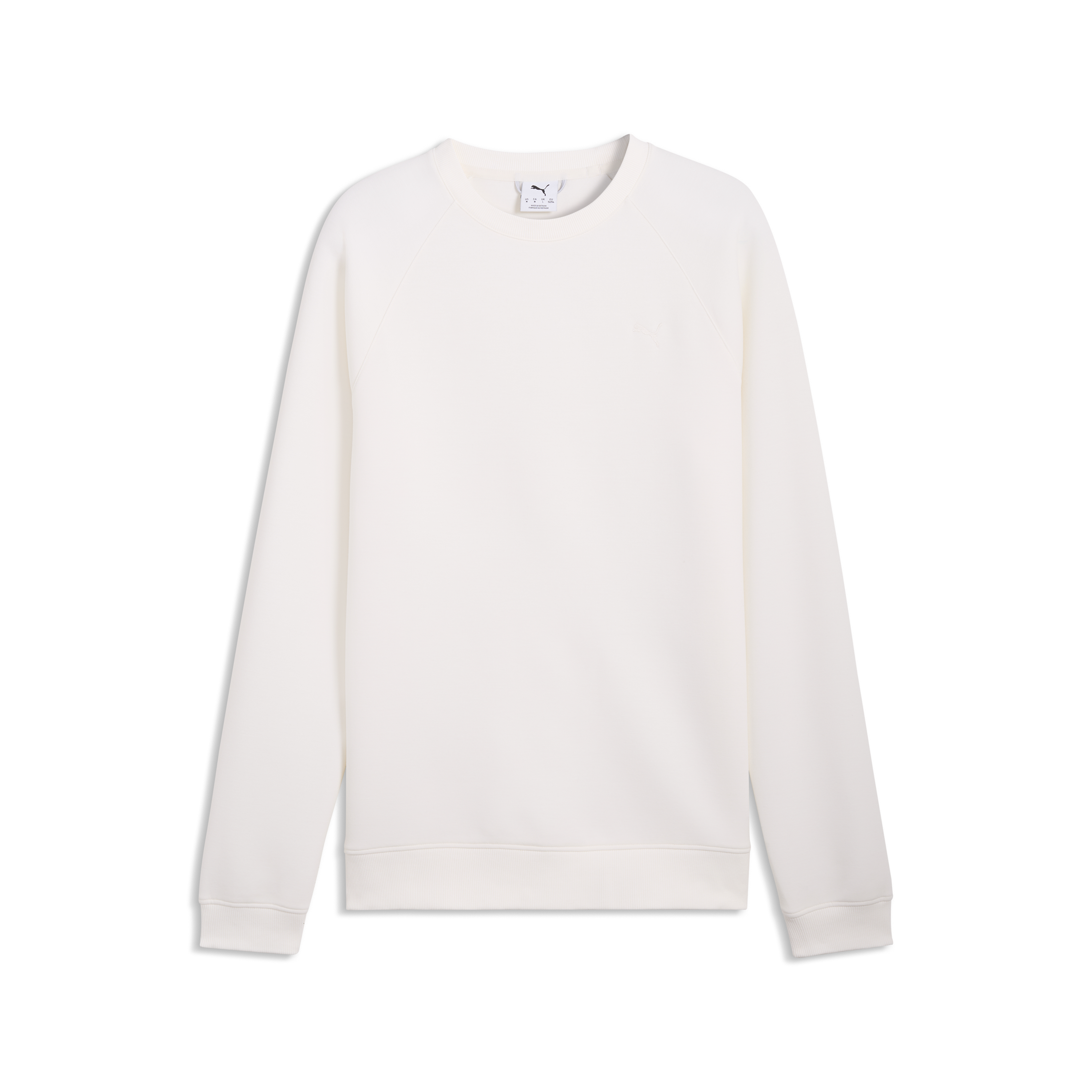 Puma Mens Cloudspun Fleece Crewneck Pullover - LC Warm White