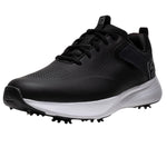 FootJoy Mens Qualifier Golf Shoes Black/White/Grey 57214