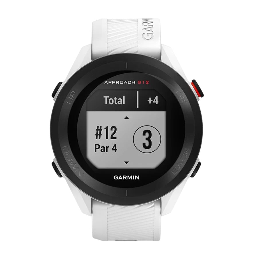 Garmin S12 Approach GPS Watch - White