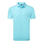 Footjoy Mens Stretch Pique Solid Polo Shirt Riviera Blue 80132