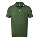 Footjoy Mens Stretch Pique Solid Polo Shirt Olive 84455