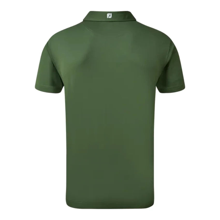 Footjoy Mens Stretch Pique Solid Polo Shirt Olive 84455