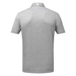 Footjoy Mens Stretch Pique Solid Polo Shirt Heather Grey 91819