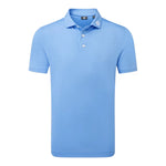 Footjoy Mens Stretch Pique Solid Polo Shirt Ocean 91826