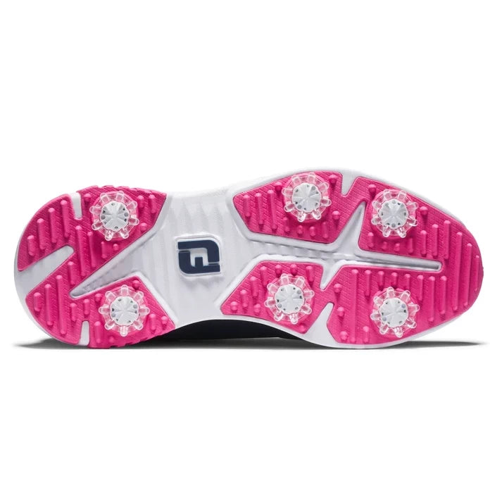 Footjoy Ladies Tour Rival Golf Shoes Navy/White/Pink 97855