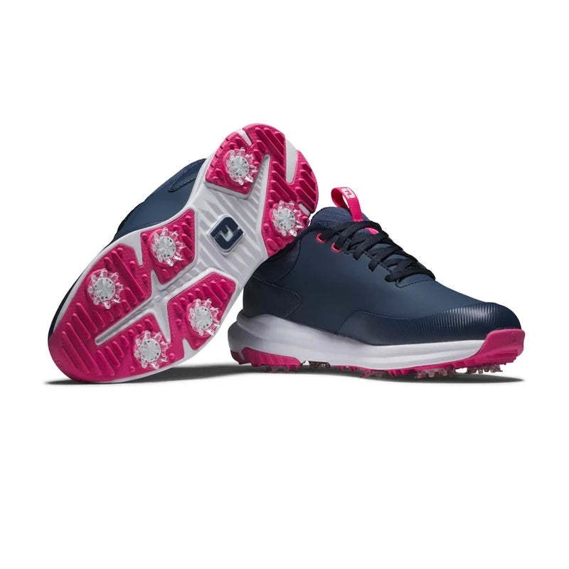 Footjoy Ladies Tour Rival Golf Shoes Navy/White/Pink 97855