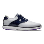 Footjoy Ladies Traditions Golf Shoes White/Navy/Purple 97926