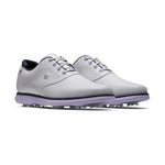 Footjoy Ladies Traditions Golf Shoes White/Navy/Purple 97930