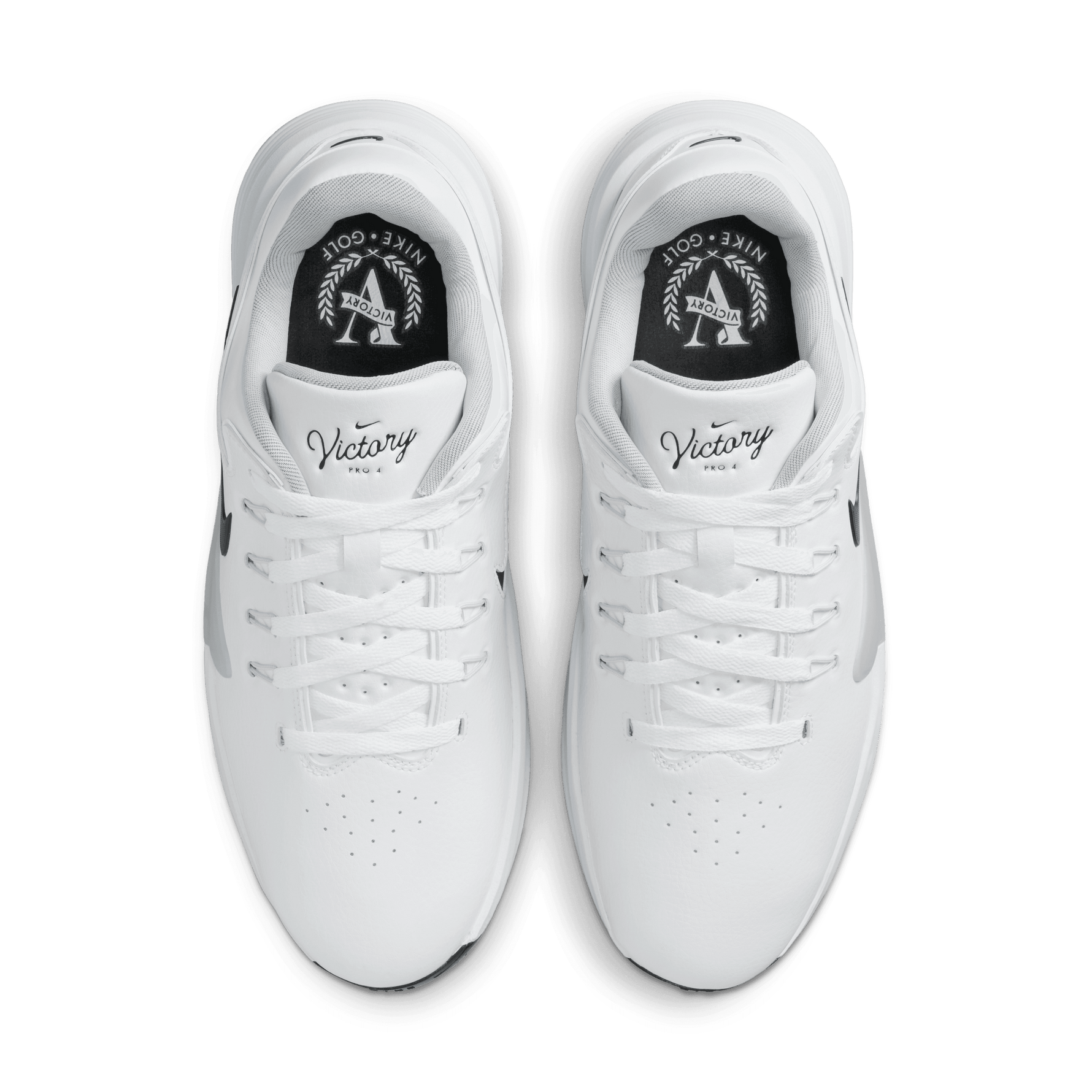 Nike Victory Pro 4 Golf Shoes - White/Black