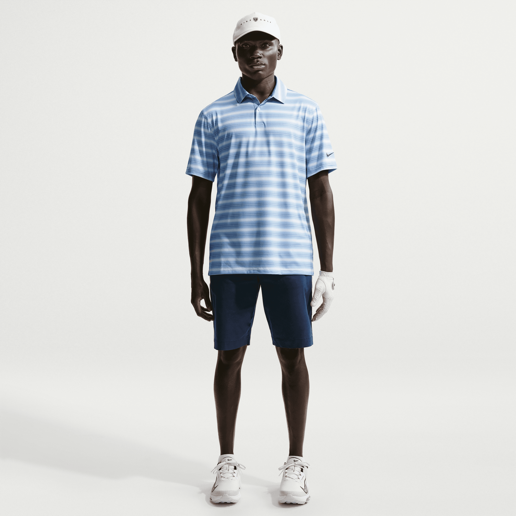 Nike Velocity Men's Dri-FIT Golf Polo - Stripe - Obsidian