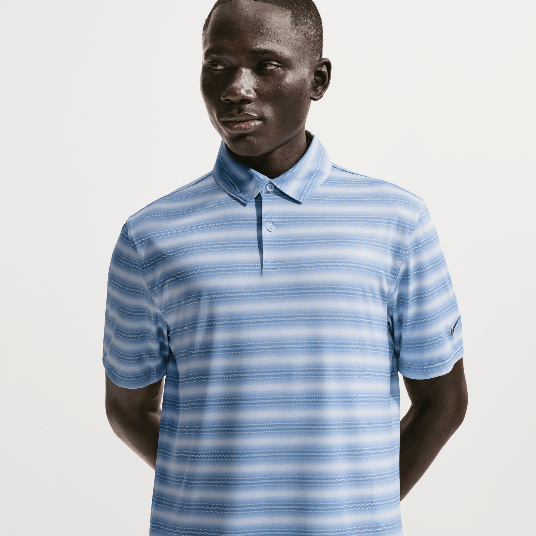 Nike Velocity Men's Dri-FIT Golf Polo - Stripe - Obsidian