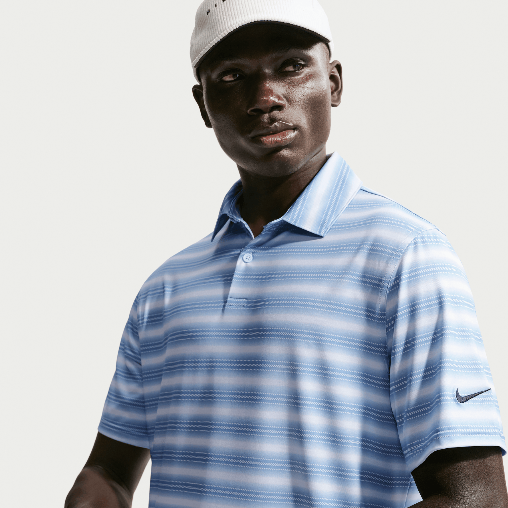 Nike Velocity Men's Dri-FIT Golf Polo - Stripe - Obsidian