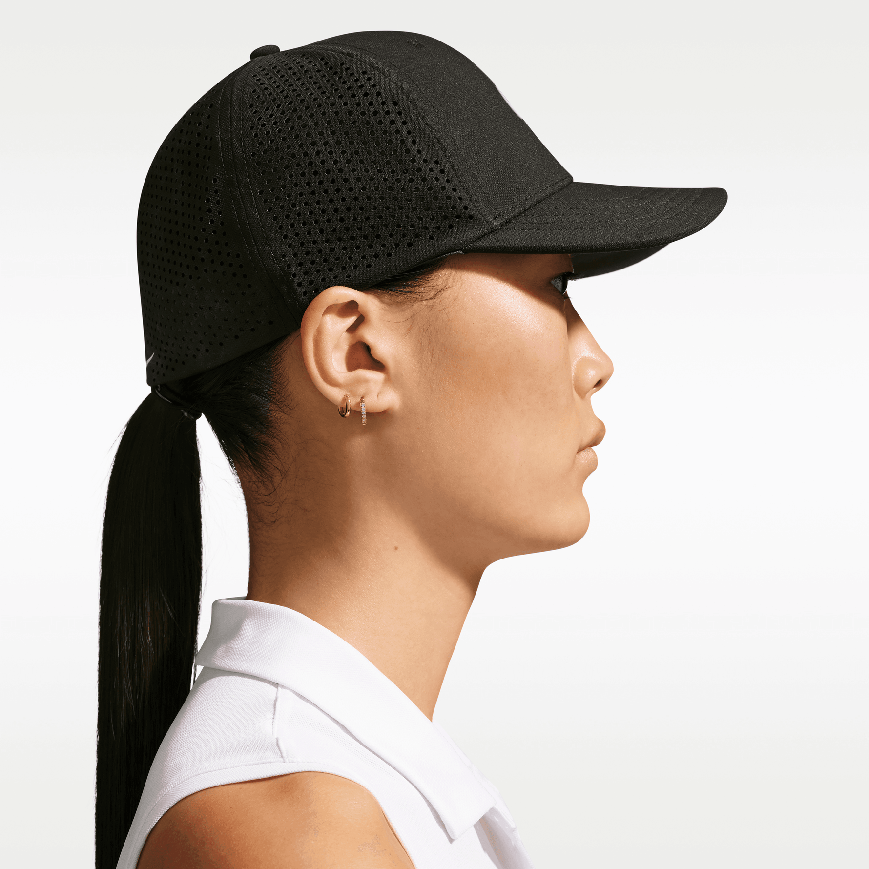 Nike Rise Dri-FIT ADV SwooshFlex Golf Cap - Black