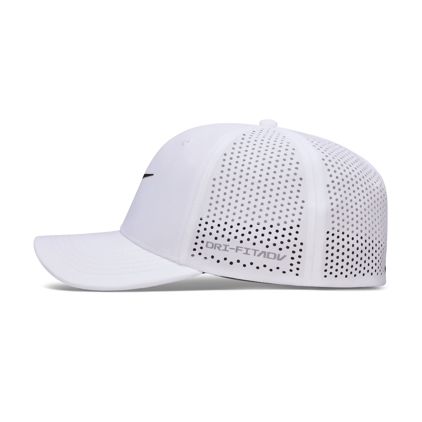 Nike Rise Dri-FIT ADV SwooshFlex Golf Cap - White