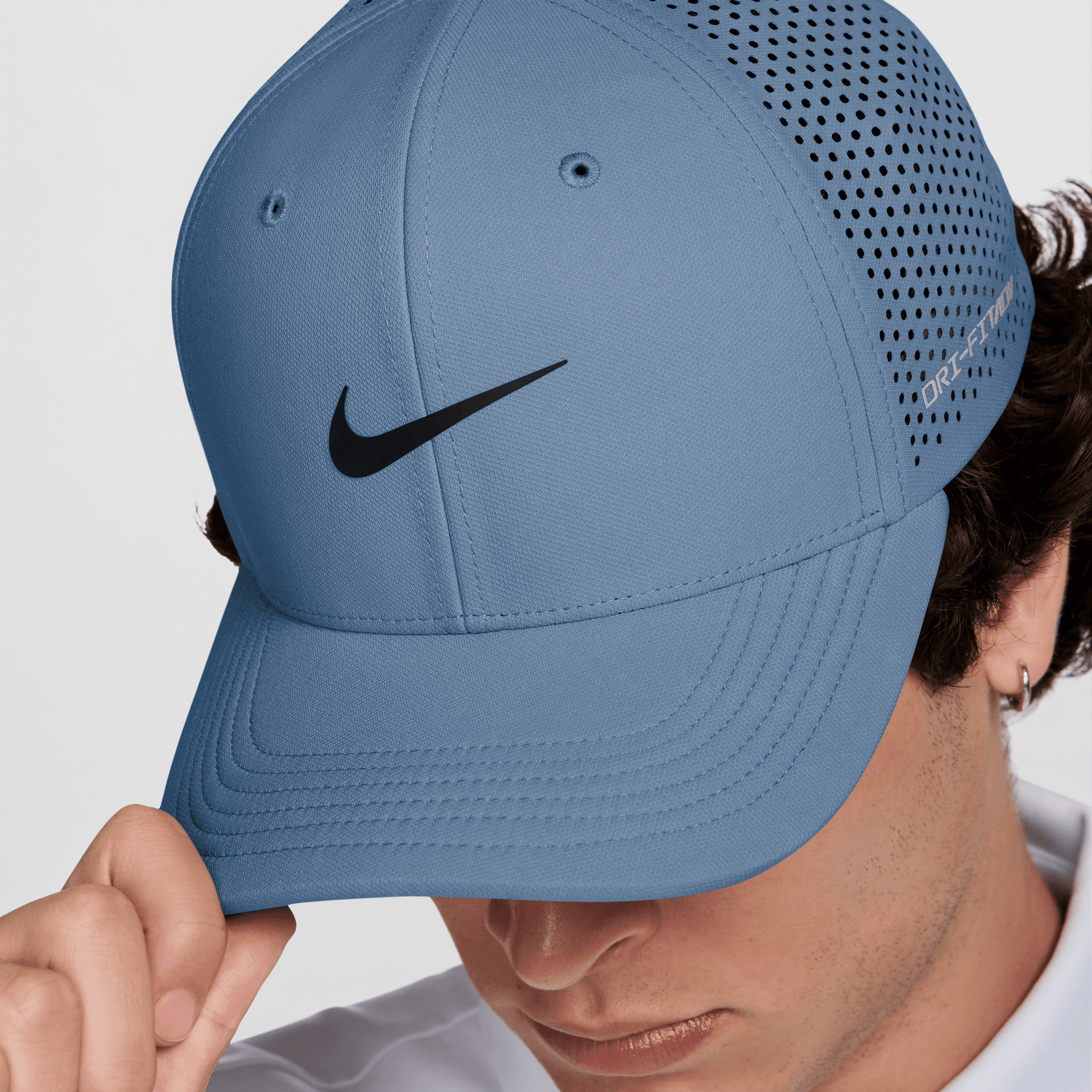 Nike Rise Dri-FIT ADV SwooshFlex Golf Cap - Obsidian