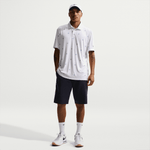 Nike Par Men's Dri-FIT Golf Polo - Icon Stack - White/Black