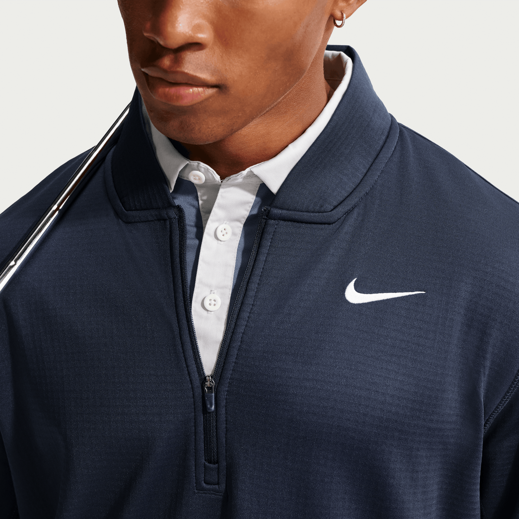 Nike Velocity Men's Therma-FIT 1/2-Zip Golf Top - Midnight Navy