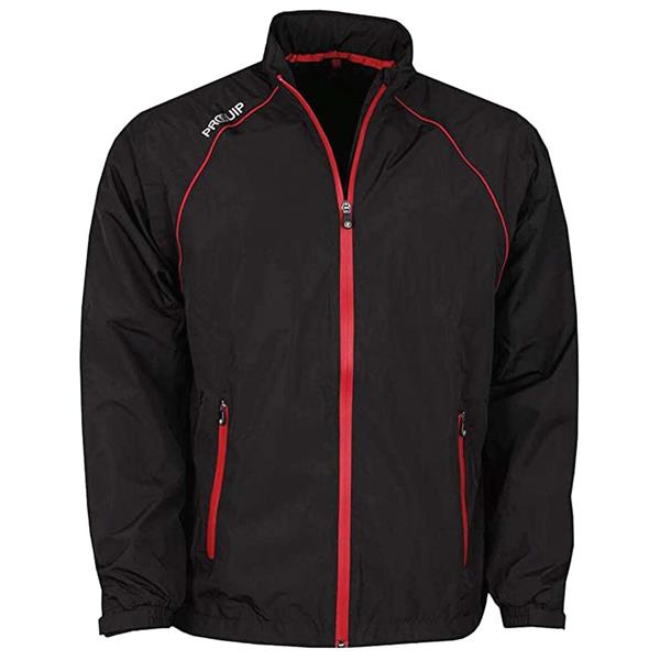 ProQuip Mens Aquatec Waterproof Jacket Black/Red