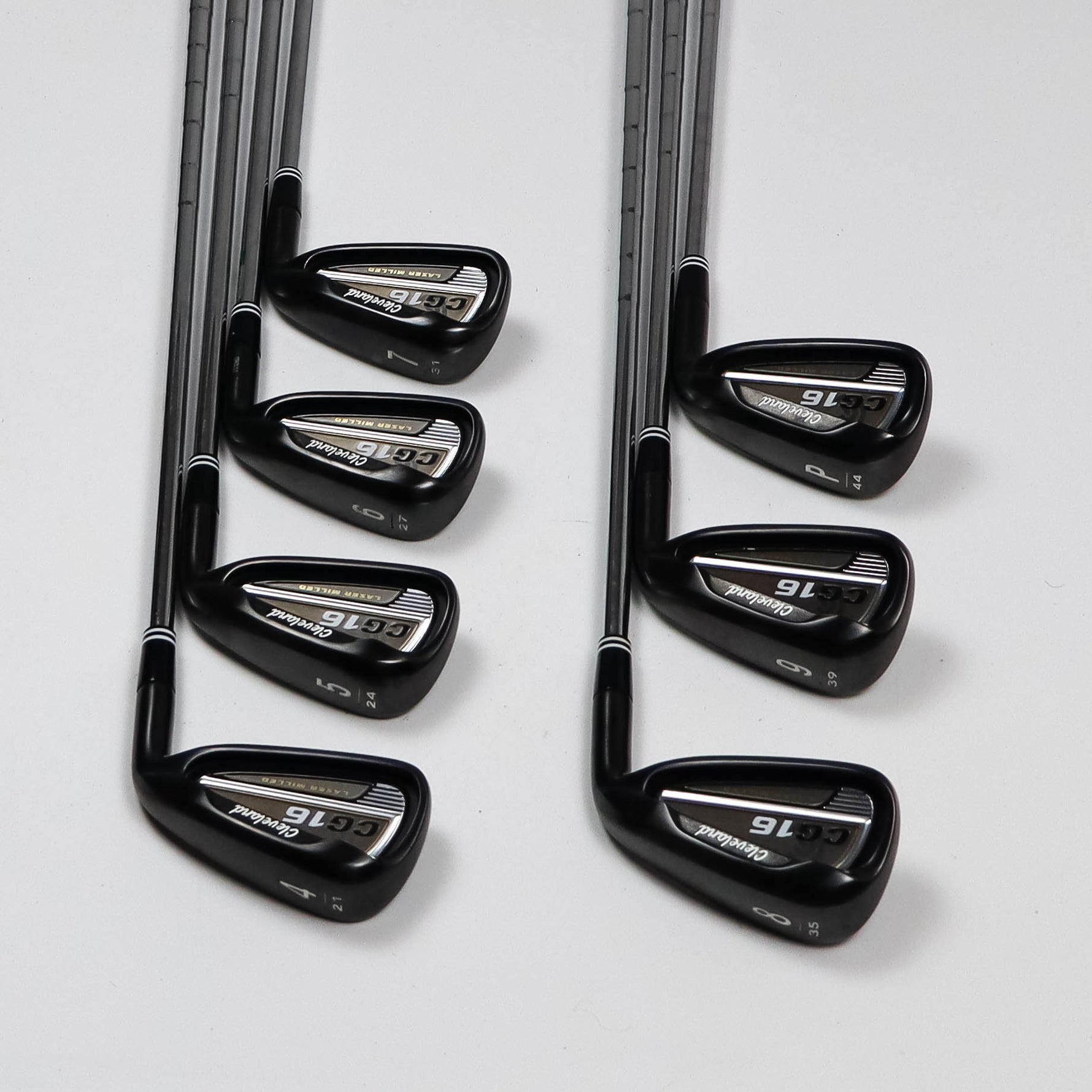 Cleveland CG16 Black Irons 4-PW Regular Steel (Used)