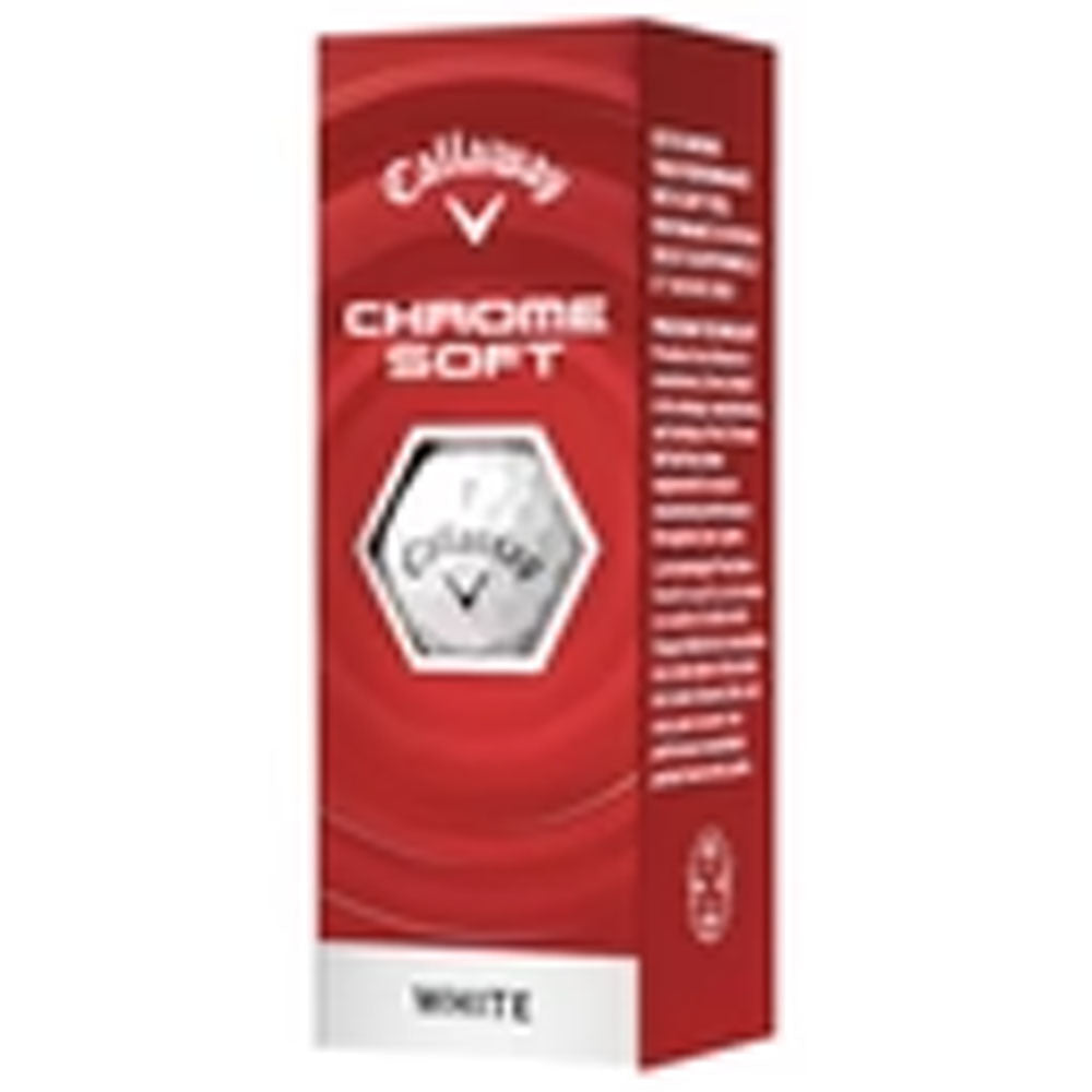 Callaway Chrome Soft Golf Balls - 1 Dozen (White)