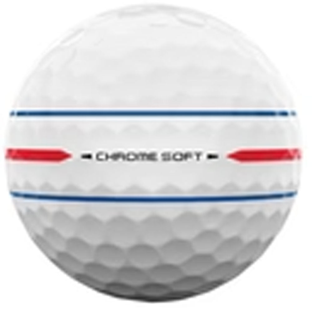 Callaway Chrome Soft Triple Track Golf Balls - 1 Dozen (White)