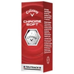 Callaway Chrome Soft TruTrack Golf Balls - 1 Dozen (Blue/Red)