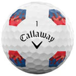 Callaway Chrome Soft TruTrack Golf Balls - 1 Dozen (Blue/Red)