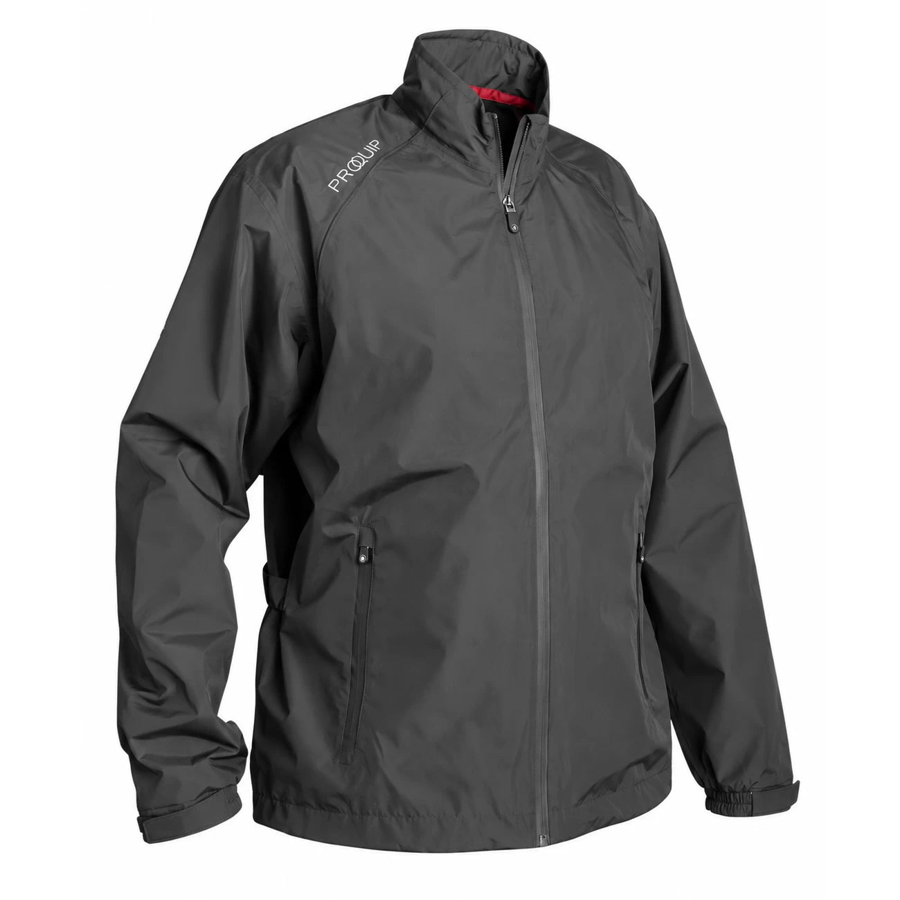 ProQuip Mens Tempest Waterproof Golf Jacket Grey