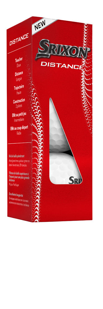 Srixon Distance Golf Balls - 1 Dozen (White)