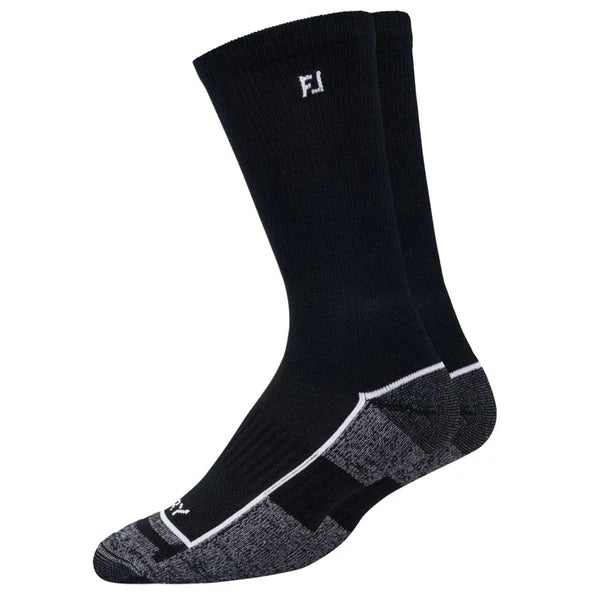 FootJoy Mens ProDry Crew Socks 2 Pair Pack - Black - 17046