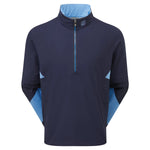 FootJoy Mens HydroLite X Rain Shirt Navy/Mid Blue 41697