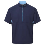 FootJoy Mens HydroLite X Rain Shirt Navy/Mid Blue 41697