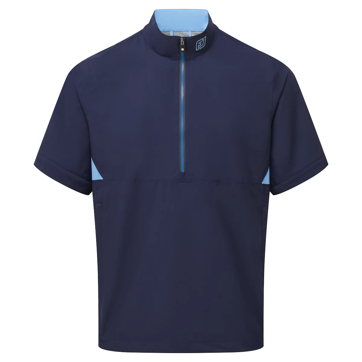 FootJoy Mens HydroLite X Rain Shirt Navy/Mid Blue 41697