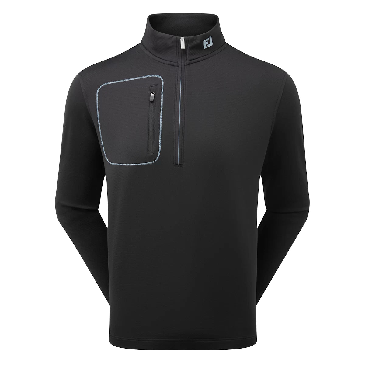 FootJoy Mens ThermoSeries Texture Midlayer Black 41712