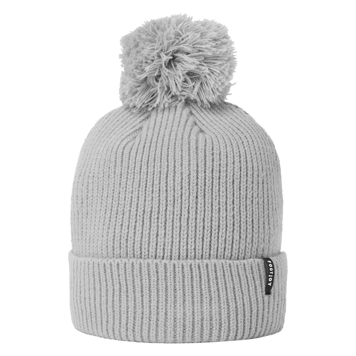 FootJoy Mens Cuffed Bobble Hat Grey 45957H
