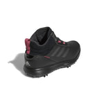 adidas Ladies S2G Mid Cut Golf Shoes Black/Dark Silver/Wild Pink