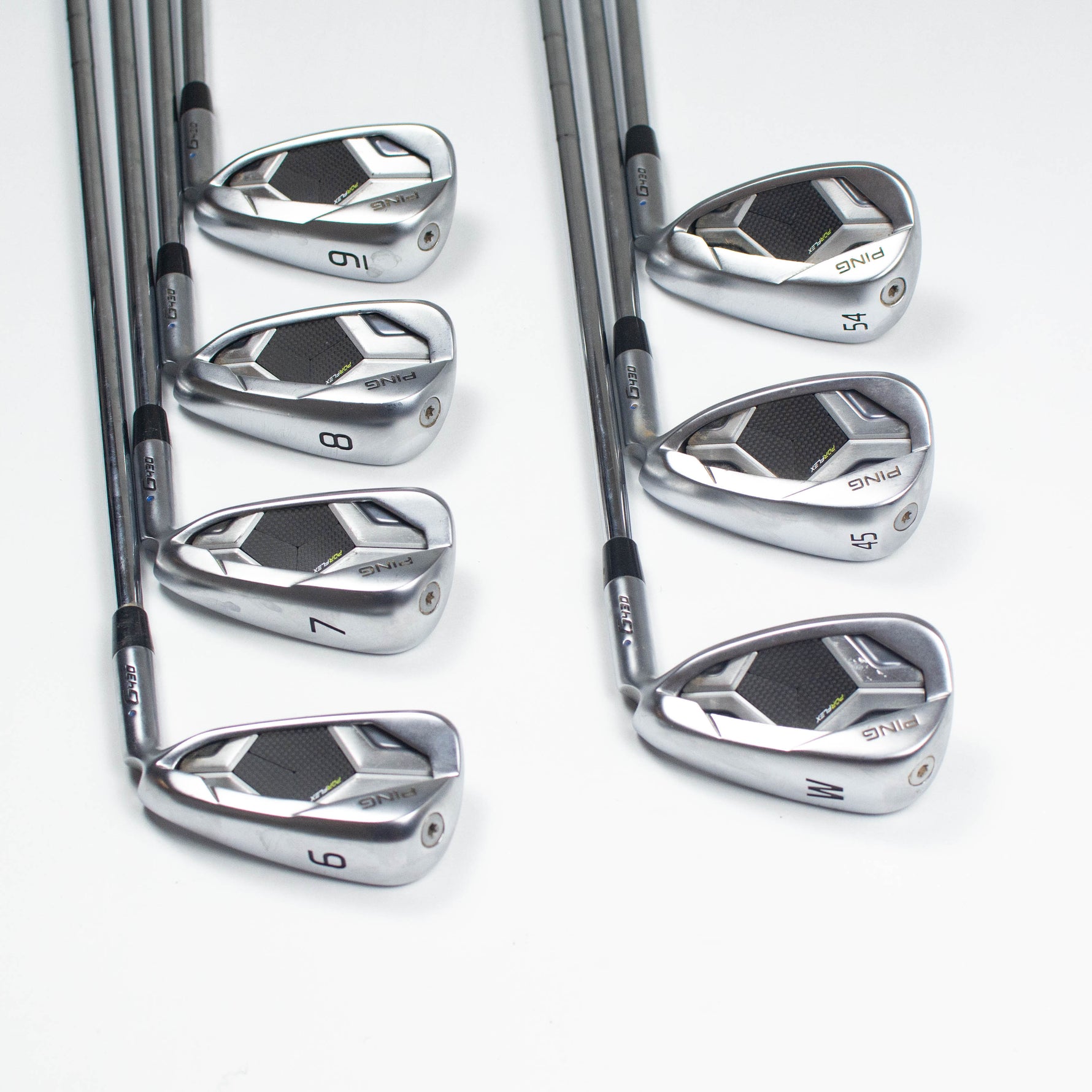 Ping G430 Irons 6-PW+45°+54° - Regular Steel, Blue Dot (Second Hand)