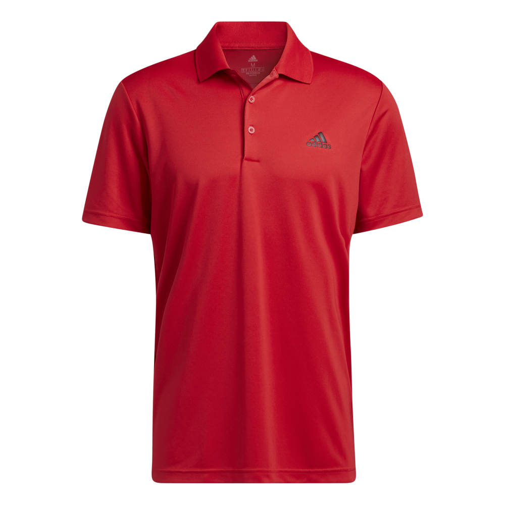 adidas Performance Primegreen Golf Polo Shirt - Collegiate Red