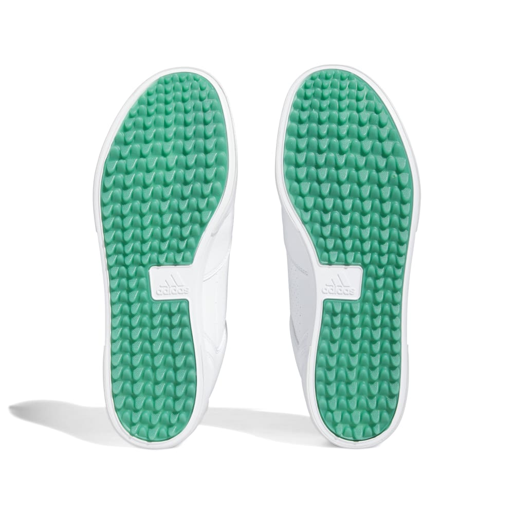 adidas Mens Retrocross Spikeless Golf Shoes White/Court Green/White