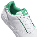 adidas Mens Retrocross Spikeless Golf Shoes White/Court Green/White