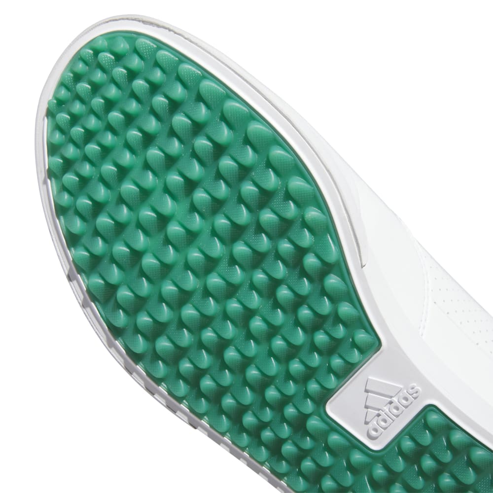adidas Mens Retrocross Spikeless Golf Shoes White/Court Green/White