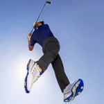 adidas Mens ZG23 Golf Shoes Ftwr White/Lucid Blue/Silver Met.