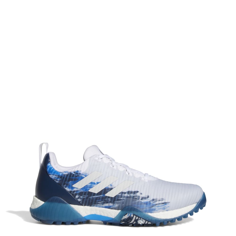 adidas Mens Codechaos Spikeless Golf Shoes White/Navy