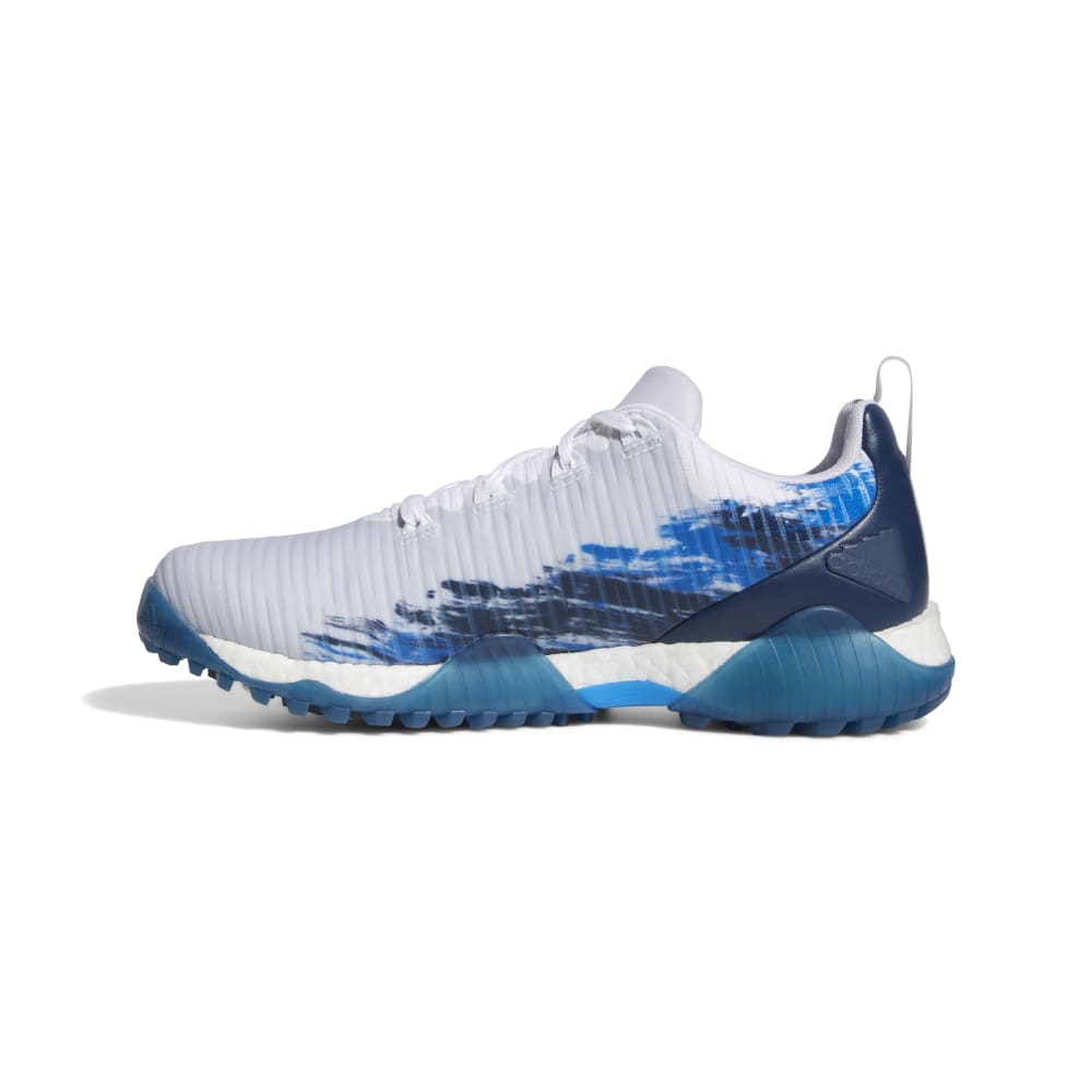 adidas Mens Codechaos Spikeless Golf Shoes White/Navy