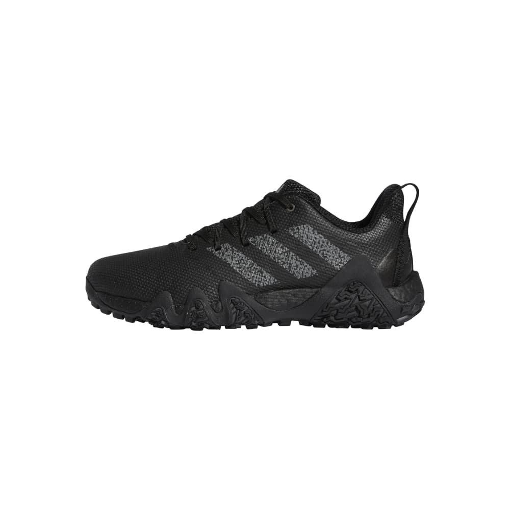 adidas Mens Codechaos 22 Spikeless Golf Shoes Core Black/Dark Silver Metallic/Core Black
