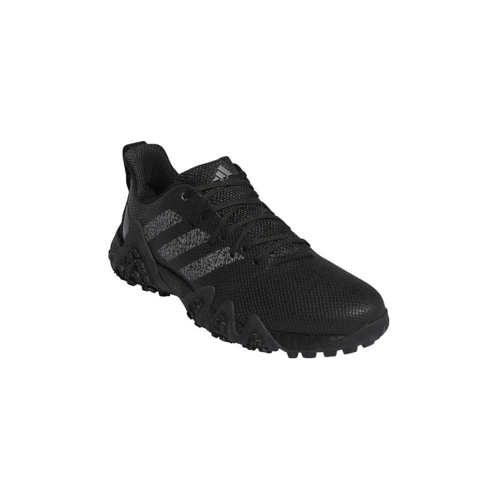 adidas Mens Codechaos 22 Spikeless Golf Shoes Core Black/Dark Silver Metallic/Core Black